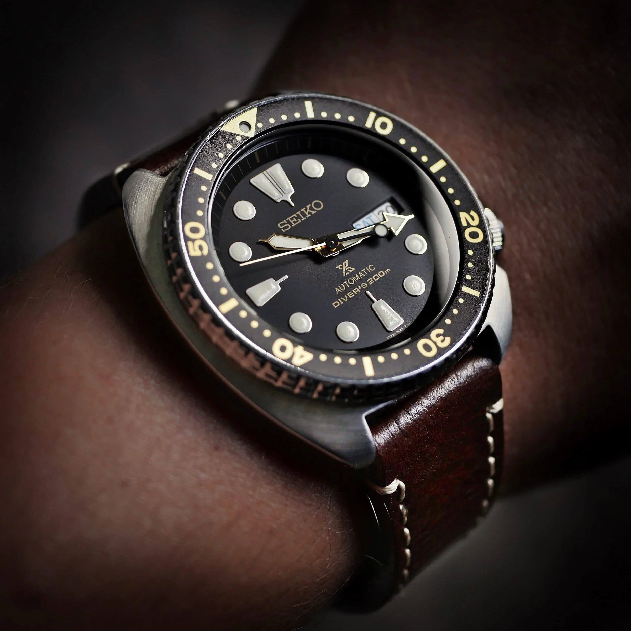 Seiko turtle gilt best sale